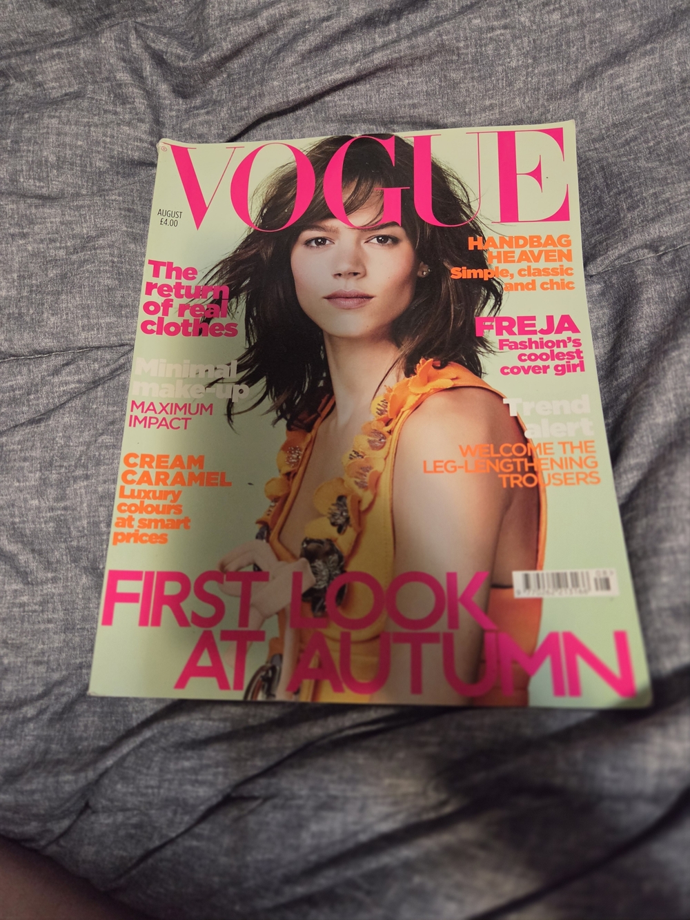 Vogue Coffee Table Book - Pink & Yellow Cover August 2010 issue